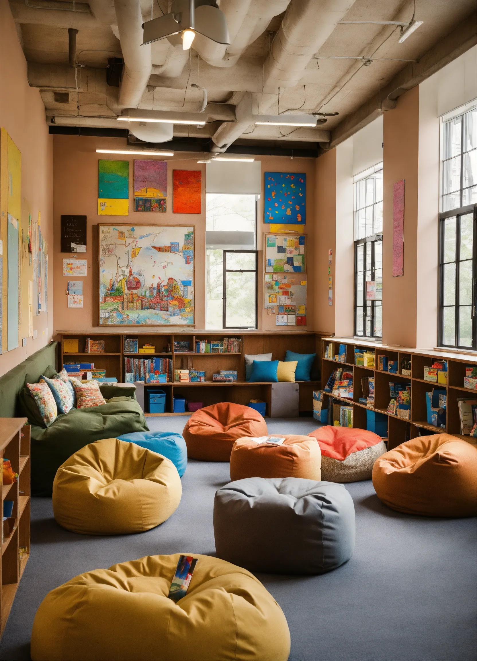 Harmonious color palette in home design